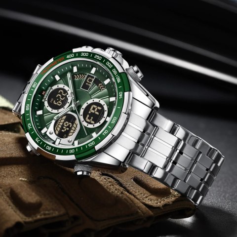 ZEGAREK MĘSKI NAVIFORCE NF9197S S/S/GN + BOX ZEGAREK MĘSKI NAVIFORCE NF9197S S/S/GN + BOX