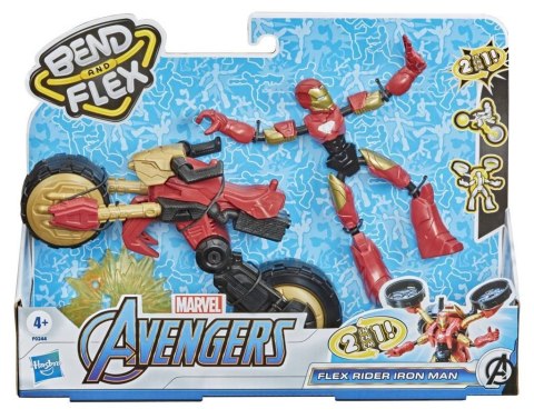 Hasbro Bend And Flex Iron Man z Motocyklem Marvel F0244 Hasbro Bend And Flex Iron Man z Motocyklem Marvel F0244