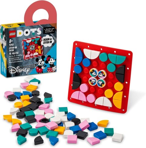 LEGO Dots Myszka Miki i Myszka Minnie — naszywka 41963 LEGO Dots Myszka Miki i Myszka Minnie — naszywka 41963