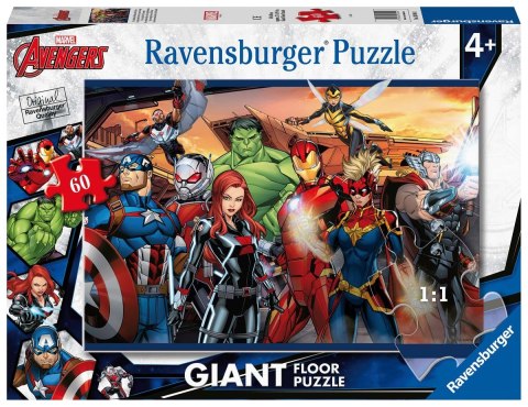 Ravensburger Puzzle dla dzieci 2D: Avengers Giant 60 elementów 3094 Ravensburger Puzzle dla dzieci 2D: Avengers Giant 60 elementów 3094
