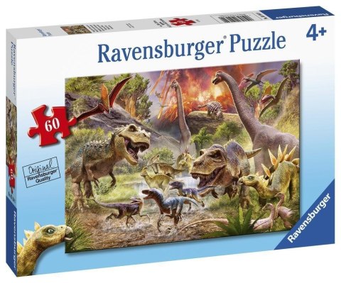 Ravensburger Puzzle dla dzieci 2D: Dinozaury 60 elementów 5164 Ravensburger Puzzle dla dzieci 2D: Dinozaury 60 elementów 5164
