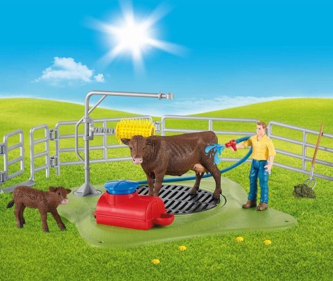 Schleich 42529 Myjnia Szczęśliwych Krów Farm World Zestaw Schleich 42529 Myjnia Szczęśliwych Krów Farm World Zestaw
