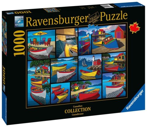 Ravensburger Puzzle 2D 1000 elementów: Na wodzie 16834 Ravensburger Puzzle 2D 1000 elementów: Na wodzie 16834