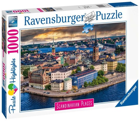Ravensburger Puzzle 2D 1000 elementów: Puzzle skandynawskie miasto widok 16742 Ravensburger Puzzle 2D 1000 elementów: Puzzle skandynawskie miasto widok 16742