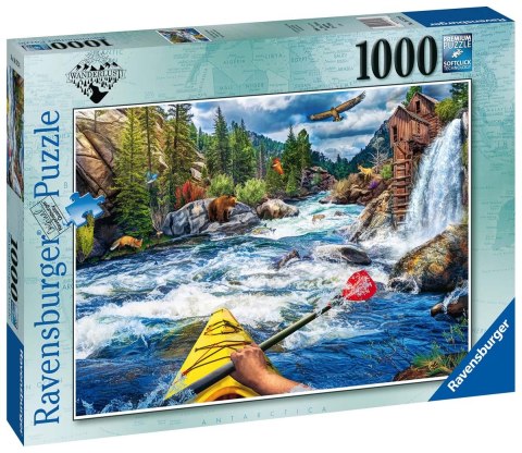 Ravensburger Puzzle 2D 1000 elementów: Spływ White Water 16572 Ravensburger Puzzle 2D 1000 elementów: Spływ White Water 16572
