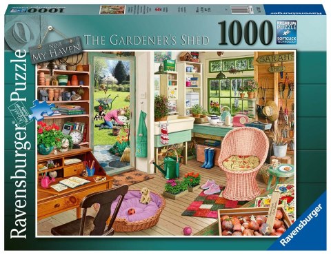 Ravensburger Puzzle 2D 1000 elementów: Szopa ogrodowa 16767 Ravensburger Puzzle 2D 1000 elementów: Szopa ogrodowa 16767