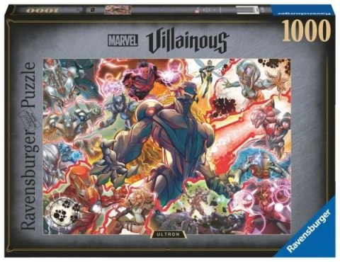 Ravensburger Puzzle 2D 1000 elementów: Villainous. Ultron 16902 Ravensburger Puzzle 2D 1000 elementów: Villainous. Ultron 16902