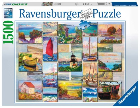 Ravensburger Puzzle 2D 1500 elementów: Kolaż wybrzeża 16820 Ravensburger Puzzle 2D 1500 elementów: Kolaż wybrzeża 16820