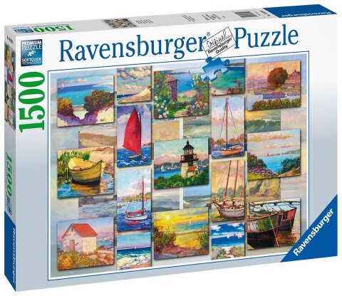 Ravensburger Puzzle 2D 1500 elementów: Kolaż wybrzeża 16820 Ravensburger Puzzle 2D 1500 elementów: Kolaż wybrzeża 16820
