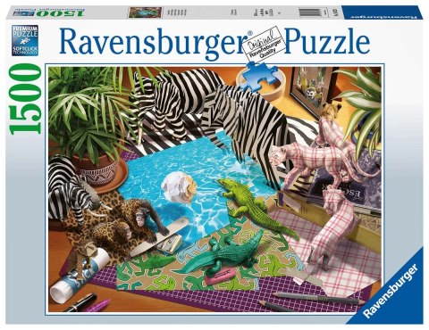 Ravensburger Puzzle 2D 1500 elementów: Przygoda z origami 16822 Ravensburger Puzzle 2D 1500 elementów: Przygoda z origami 16822