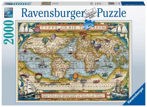 Ravensburger Puzzle 2D 2000 elementów: Dokoła świata 16825 Ravensburger Puzzle 2D 2000 elementów: Dokoła świata 16825