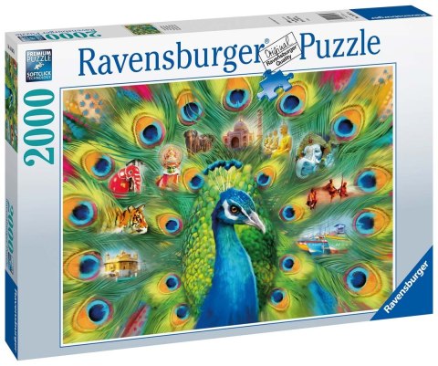 Ravensburger Puzzle 2D 2000 elementów: Pawia Kraina 16567 Ravensburger Puzzle 2D 2000 elementów: Pawia Kraina 16567