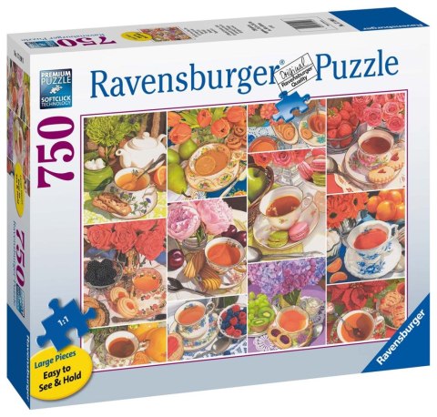 Ravensburger Puzzle 2D Duży Format: Czas na herbatę 750 elementów 17190 Ravensburger Puzzle 2D Duży Format: Czas na herbatę 750 elementów 17190