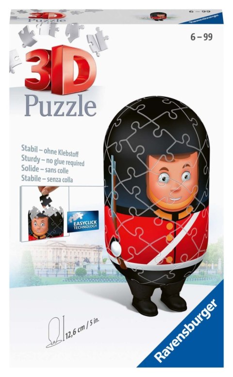 Ravensburger Puzzle 3D Mini: Strażnik 54 elementy 11252 Ravensburger Puzzle 3D Mini: Strażnik 54 elementy 11252