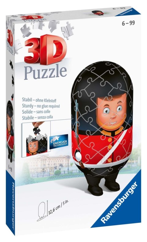 Ravensburger Puzzle 3D Mini: Strażnik 54 elementy 11252 Ravensburger Puzzle 3D Mini: Strażnik 54 elementy 11252