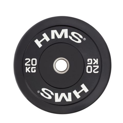 Talerz olimpijski HMS BLACK BUMPER 20 kg BBR20 Talerz olimpijski HMS BLACK BUMPER 20 kg BBR20