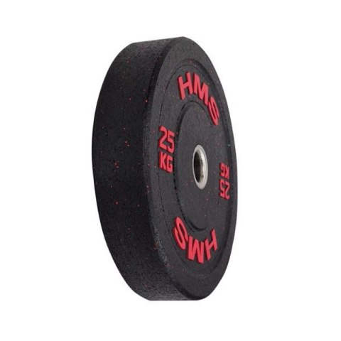 Talerz olimpijski HMS RED BUMPER 25 kg HTBR25 Talerz olimpijski HMS RED BUMPER 25 kg HTBR25