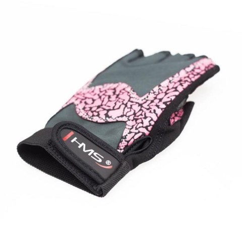 Rękawice na siłownię Pink/Gray W HMS RST03 r.L Rękawice na siłownię Pink/Gray W HMS RST03 r.L