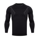 Koszulka termoaktywna Alpinus Active Base Layer czarno-szara M GT43189