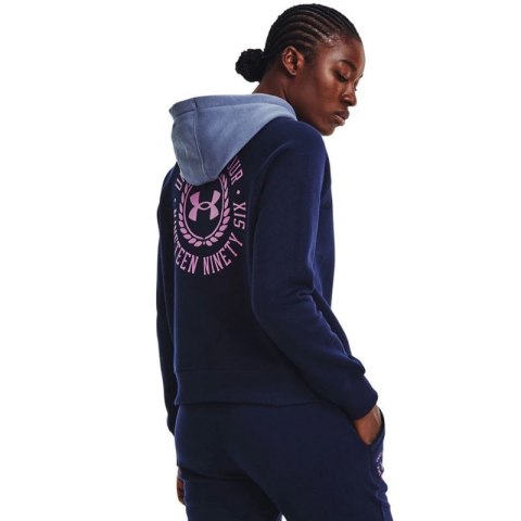 Bluza Under Armour Rival Fleece CB Hoodie W 1373031 410 Bluza Under Armour Rival Fleece CB Hoodie W 1373031 410