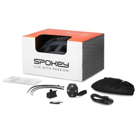 Kask rowerowy Spokey Pointer Pro 58-61 cm 6506101000 941264 Kask rowerowy Spokey Pointer Pro 58-61 cm 6506101000 941264
