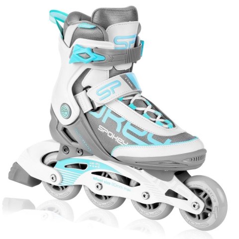 Łyżworolki Spokey Prime Pro WH/TQ 39 926967 Łyżworolki Spokey Prime Pro WH/TQ 39 926967