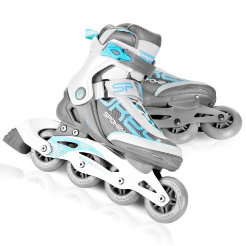 Łyżworolki Spokey Prime Pro WH/TQ 39 926967 Łyżworolki Spokey Prime Pro WH/TQ 39 926967