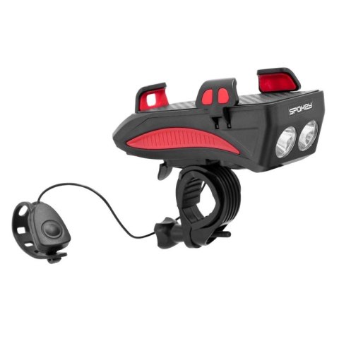 Lampka rowerowa Spokey Holdi SPK-942715 Lampka rowerowa Spokey Holdi SPK-942715
