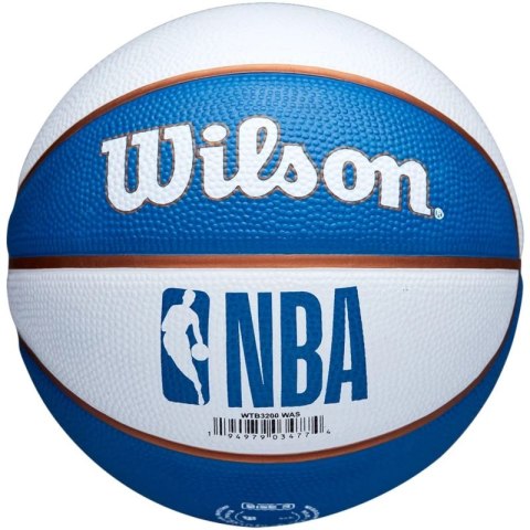 Piłka do koszykówki Wilson Team Retro Washington Wizards Mini Ball WTB3200XBWAS Piłka do koszykówki Wilson Team Retro Washington Wizards Mini Ball WTB3200XBWAS