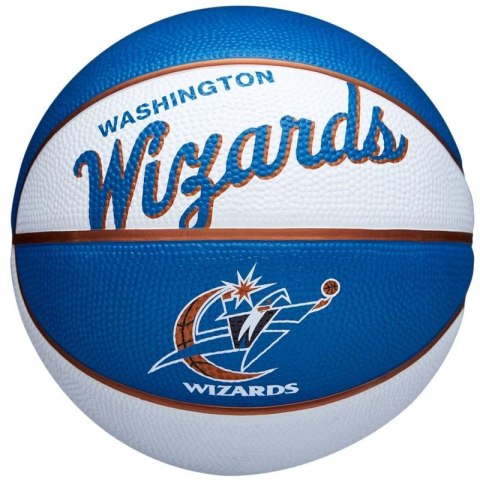Piłka do koszykówki Wilson Team Retro Washington Wizards Mini Ball WTB3200XBWAS Piłka do koszykówki Wilson Team Retro Washington Wizards Mini Ball WTB3200XBWAS