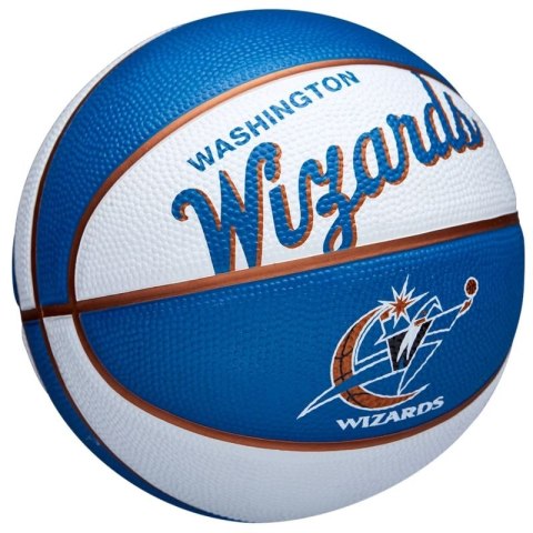 Piłka do koszykówki Wilson Team Retro Washington Wizards Mini Ball WTB3200XBWAS Piłka do koszykówki Wilson Team Retro Washington Wizards Mini Ball WTB3200XBWAS