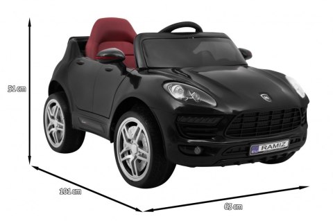 Autko Turbo-S na akumulator dla dzieci Czarny + Pilot Autko Turbo-S na akumulator dla dzieci Czarny + Pilot