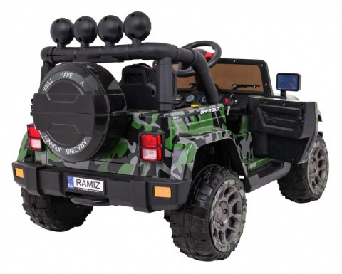 Auto Terenowe Full Time 4WD dla dzieci Lakier Moro + Napęd 4x4 + Pilot + Audio LED + Schowek Auto Terenowe Full Time 4WD dla dzieci Lakier Moro + Napęd 4x4 + Pilot + Audio LED + Schowek