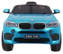 BMW X6M Elektryczne Autko, SUV dla dzieci Lakier Niebieski + Pilot