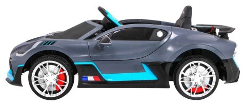 Bugatti Divo Autko na akumulator dla dzieci Szary + Pilot + EVA + Wolny Start + LED MP3 Bugatti Divo Autko na akumulator dla dzieci Szary + Pilot + EVA + Wolny Start + LED MP3