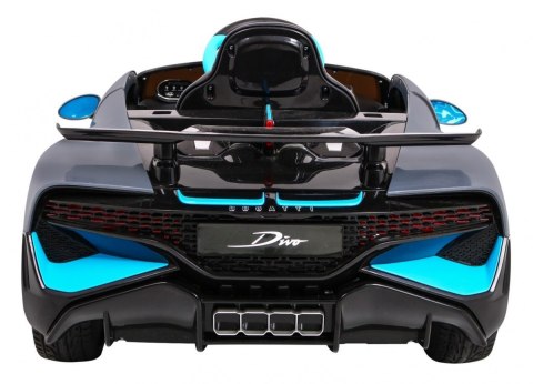 Bugatti Divo Autko na akumulator dla dzieci Szary + Pilot + EVA + Wolny Start + LED MP3 Bugatti Divo Autko na akumulator dla dzieci Szary + Pilot + EVA + Wolny Start + LED MP3