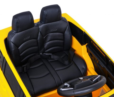 Chevrolet Tahoe Elektryczne Autko dla dzieci Żółty + Pilot + EVA + Radio MP3 + LED Chevrolet Tahoe Elektryczne Autko dla dzieci Żółty + Pilot + EVA + Radio MP3 + LED