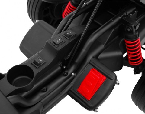 Gokart na akumulator Bolid XR-1 dla dzieci Czerwony + Regulowana kierownica + Profilowane siedzenie Gokart na akumulator Bolid XR-1 dla dzieci Czerwony + Regulowana kierownica + Profilowane siedzenie