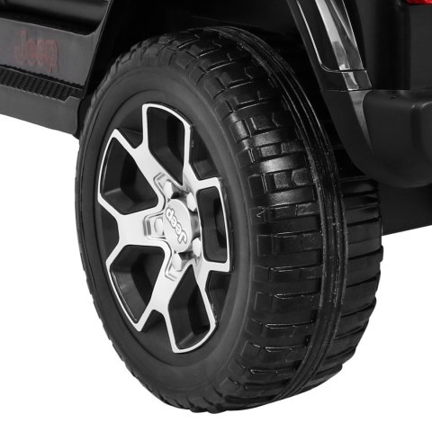 Jeep Wrangler Rubicon na akumulator dla dzieci Czarny + Pilot + Radio MP3 LED + Koła EVA Jeep Wrangler Rubicon na akumulator dla dzieci Czarny + Pilot + Radio MP3 LED + Koła EVA