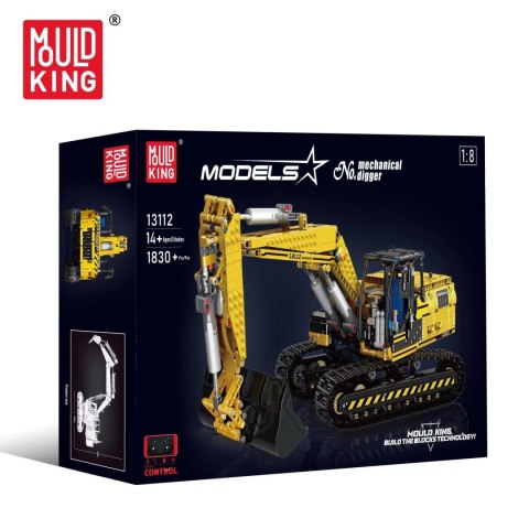 Koparka zdalnie sterowana 1830el. 13112 Mould King Koparka zdalnie sterowana 1830el. 13112 Mould King