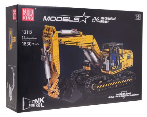 Koparka zdalnie sterowana 1830el. 13112 Mould King Koparka zdalnie sterowana 1830el. 13112 Mould King