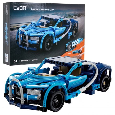Klocki techniczne CaDA 377 el. Auto sportowe Honour z napędem Pull-back dla dzieci 6+ Klocki techniczne CaDA 377 el. Auto sportowe Honour z napędem Pull-back dla dzieci 6+