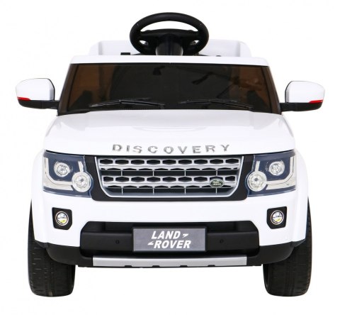 Land Rover Discovery Autko elektryczne dla dzieci Biały + Pilot + Koła EVA + Wolny Start + Radio MP3 Land Rover Discovery Autko elektryczne dla dzieci Biały + Pilot + Koła EVA + Wolny Start + Radio MP3