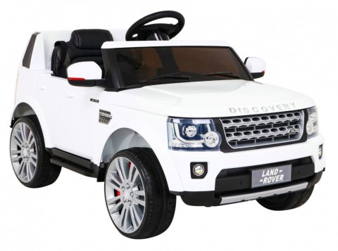 Land Rover Discovery Autko elektryczne dla dzieci Biały + Pilot + Koła EVA + Wolny Start + Radio MP3 Land Rover Discovery Autko elektryczne dla dzieci Biały + Pilot + Koła EVA + Wolny Start + Radio MP3