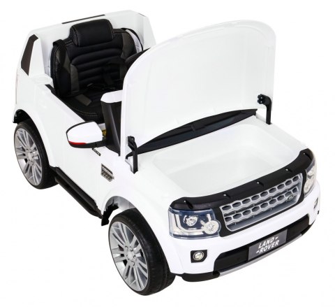 Land Rover Discovery Autko elektryczne dla dzieci Biały + Pilot + Koła EVA + Wolny Start + Radio MP3 Land Rover Discovery Autko elektryczne dla dzieci Biały + Pilot + Koła EVA + Wolny Start + Radio MP3