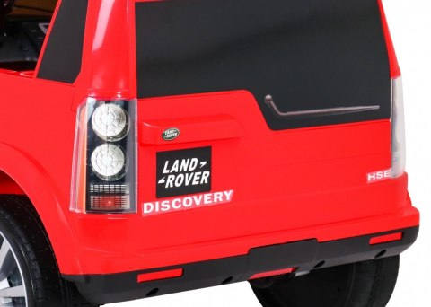 Land Rover Discovery Autko elektryczne dla dzieci Czerwony + Pilot + Koła EVA + Wolny Start + Radio MP3 Land Rover Discovery Autko elektryczne dla dzieci Czerwony + Pilot + Koła EVA + Wolny Start + Radio MP3