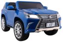Lexus LX570 Lakierowane Autko dla 2 dzieci Niebieski SUV + Pilot