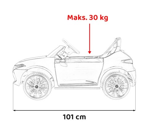 Mercedes Benz AMG EQA dla dzieci Czarny Mercedes Benz AMG EQA dla dzieci Czarny