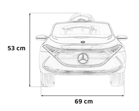 Mercedes Benz AMG EQA dla dzieci Czarny Mercedes Benz AMG EQA dla dzieci Czarny