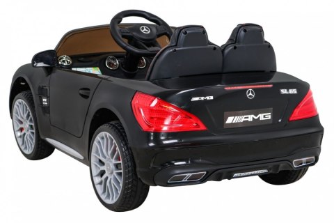 Mercedes Benz AMG SL65 S elektryczny dla dzieci Czarny + Pilot + Audio LED + Ekoskóra + EVA + Wolny Start Mercedes Benz AMG SL65 S elektryczny dla dzieci Czarny + Pilot + Audio LED + Ekoskóra + EVA + Wolny Start